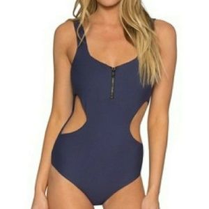 Tavik Victoria Ribbed Cut Out Swimsuit